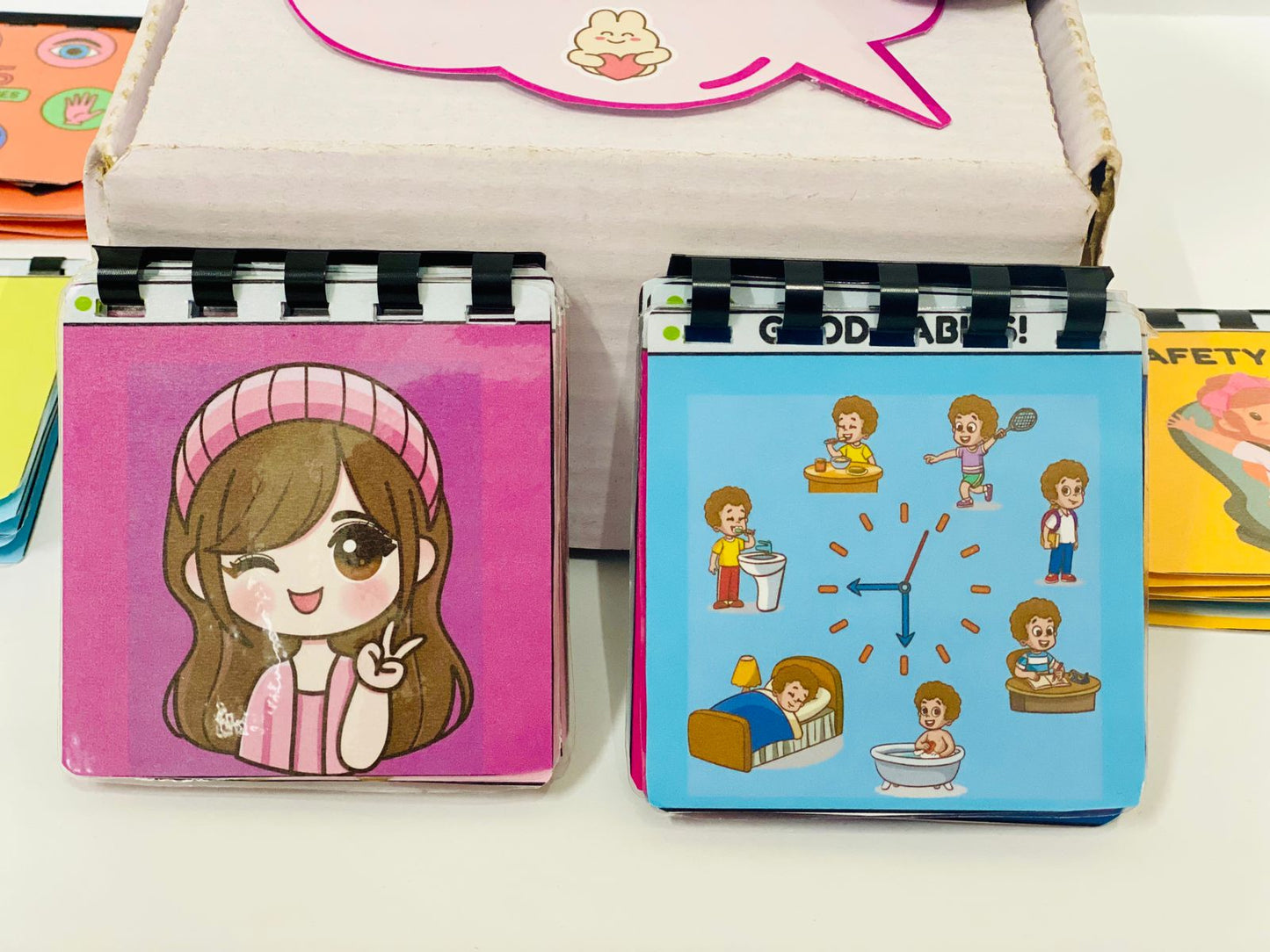 7 Mini Books Bundle With Reusebale Stickers