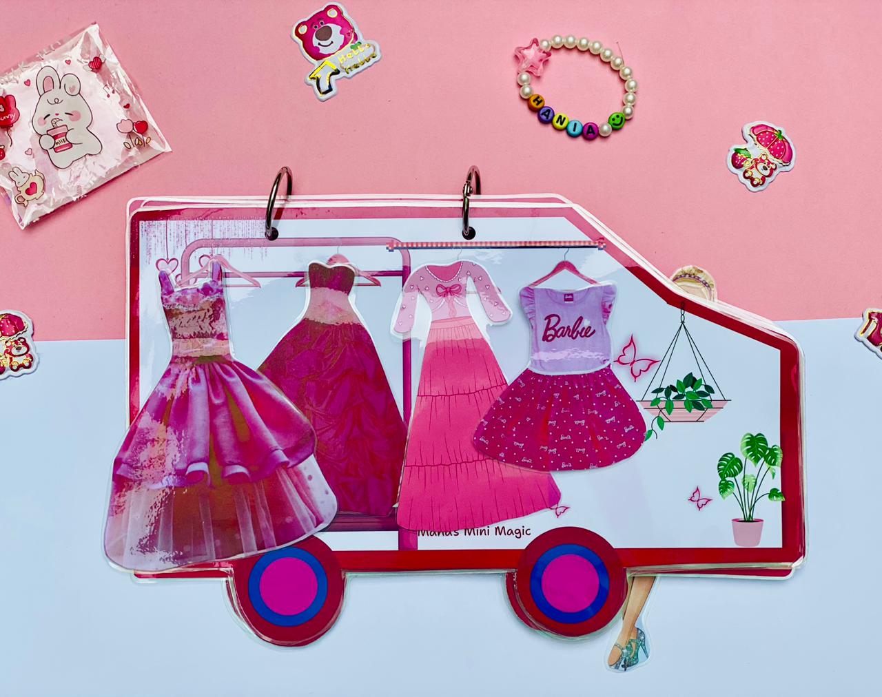 Truck-style Barbie book ā unique & travel-friendly