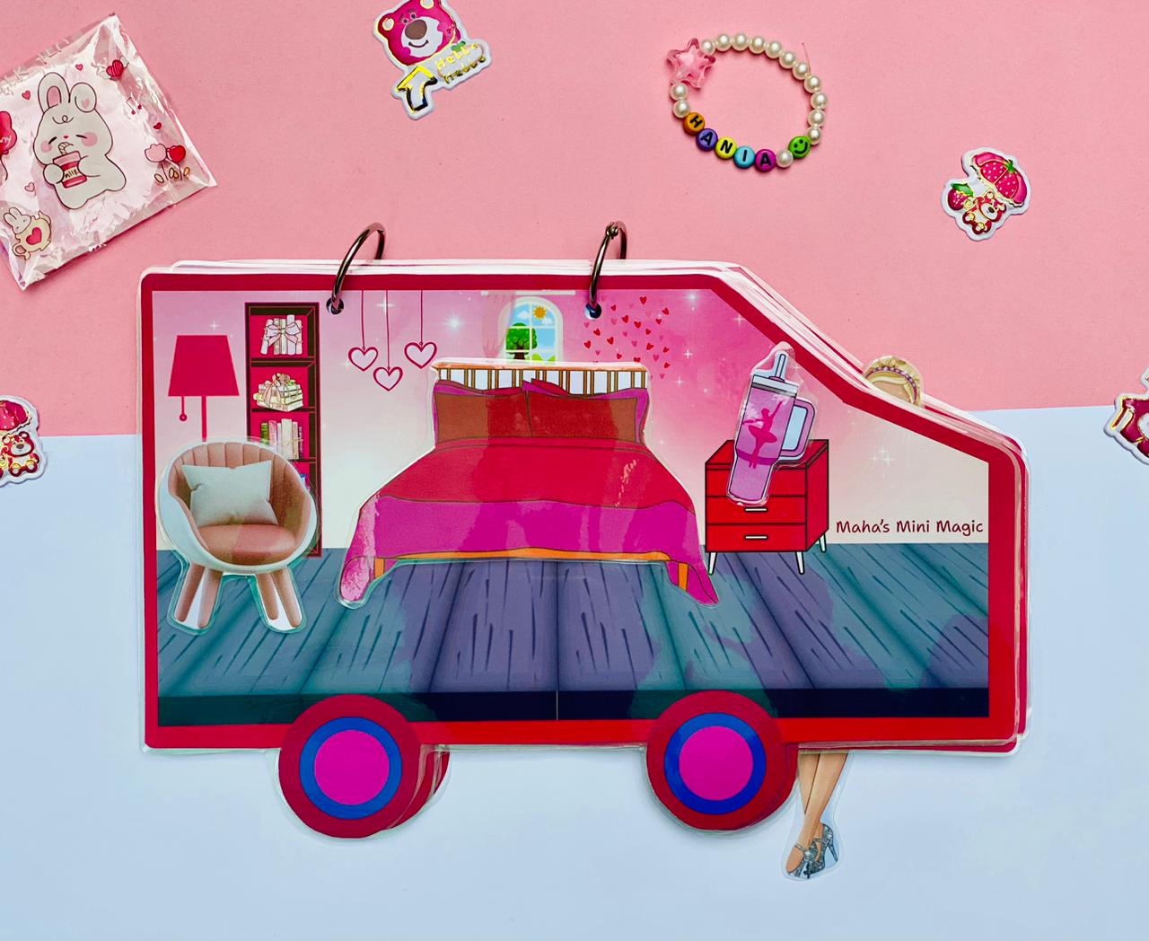 Truck-style Barbie book ā unique & travel-friendly