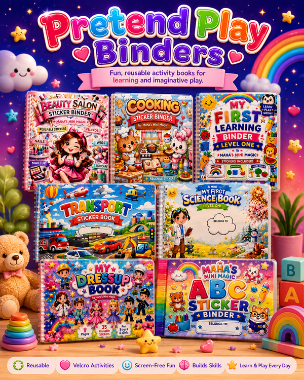 Pretend Play Sticker Books