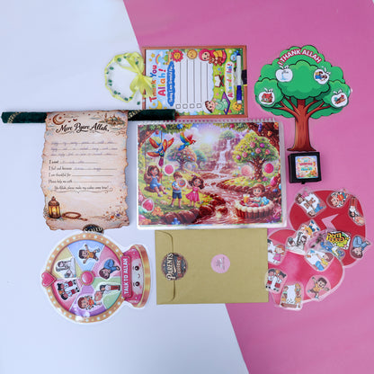 Little Hearts With Allah Box