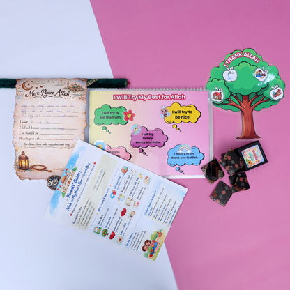 Little Hearts With Allah Box