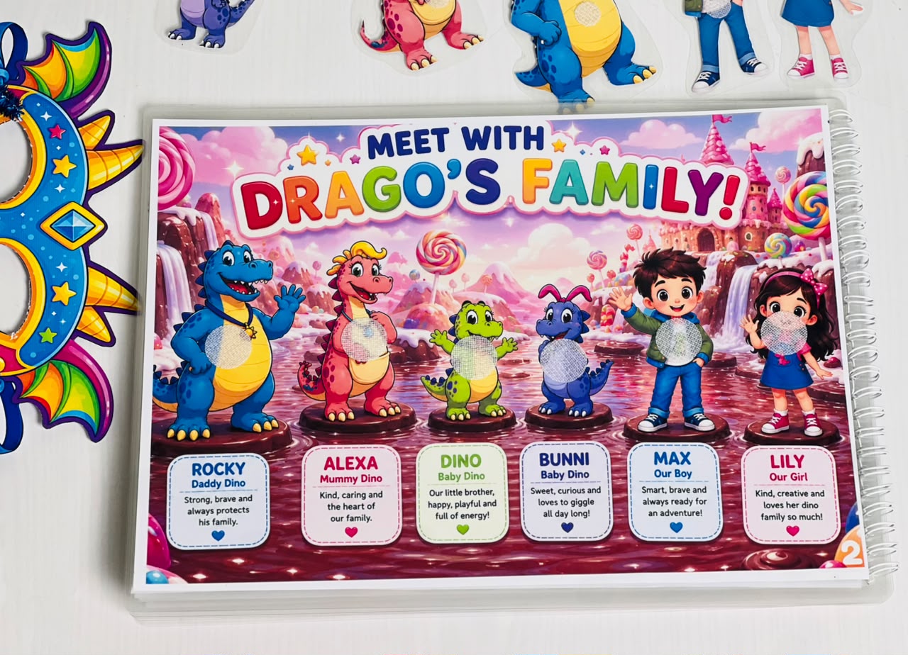 Dragon Tales Binder + Free Eye Mask