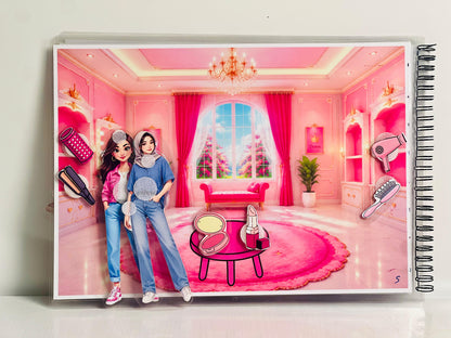 Fashionista Sticker Binder + FREE Party Mask