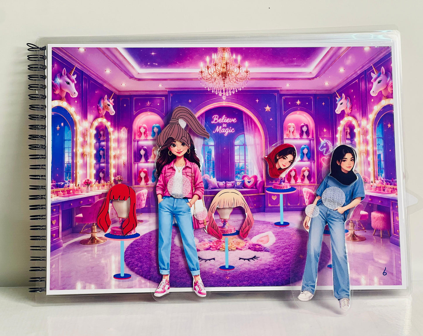 Fashionista Sticker Binder + FREE Party Mask