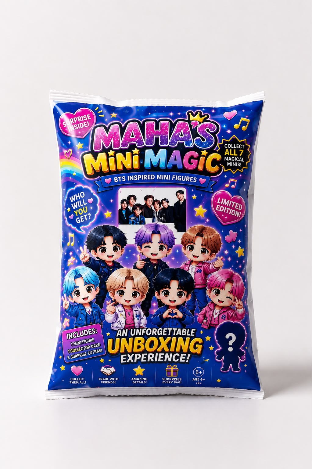 BTS Inspired Mini Figure Blind Bag 💜✨