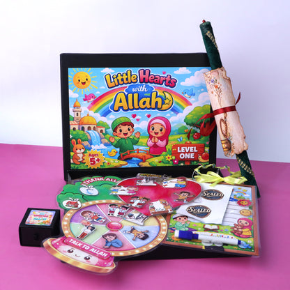 Little Hearts With Allah Box