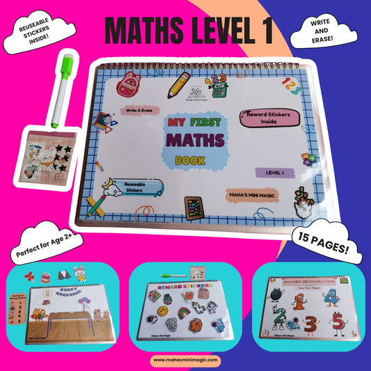 My First Math Book (Level 1) ✨